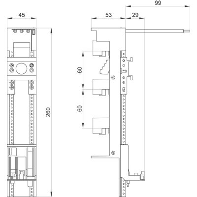 8US1251-5NT10 - Rozměrový výkres