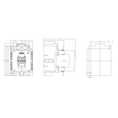 3RT1056-2AF36 - Rozměrový výkres