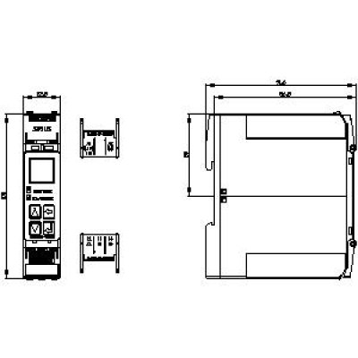 3UG5643-1CS20 - rozměrový výkres