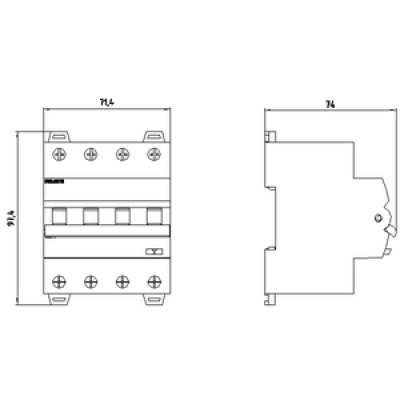 5SU1346-7FP16 - rozměrový výkres